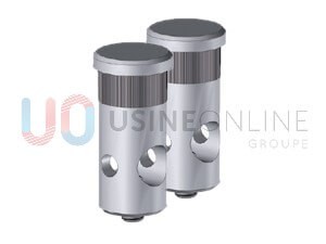Avec Lot de 2 Supports de Guide Haut EG18A Pose en Applique