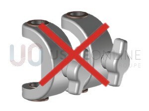 Sans Lot de 2 Pièces de Serrage de Barre de Charge
