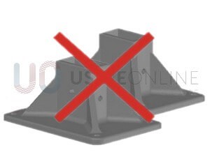 Sans Lot de 2 Platines à Fixer