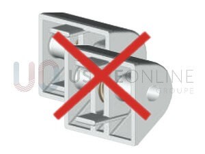 Sans Lot de 2 Bouchons Poulie Coulisse + EB0802