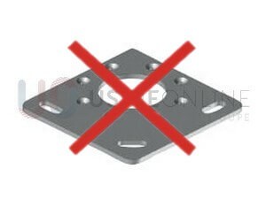 Sans Lot de 2 Platines 