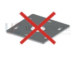 Sans Lot de 2 Platines 