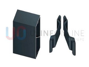 Avec Lame L.1800mm x 137x20mm CL07 + 2 Entretoises EBMC12P