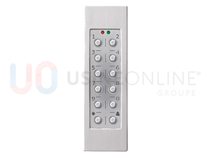 Déverrouillage "Clavier à Code" Posé sur la Porte (2 Codes Enregistrables)