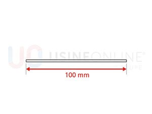 Lot de 2 Plats de 100 mm (Rouleaux de 6 m) (Coloris Idem Porte Face Intérieure)
