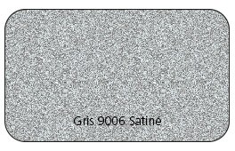 Laqué Gris 9006 Satiné Recto/Verso