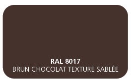Brun Chocolat 8017 Finition Structuré Sablé (Cossu, Robuste et Résistant aux Micro Rayures) 