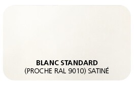 Blanc Standard (Proche Ral 9010) Finition Satiné