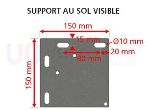 Supports au Sol Visibles