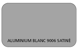 Gris Aluminium Blanc 9006 Satiné