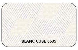 Blanc Cube 6635 (Face Texturée en Dessous)