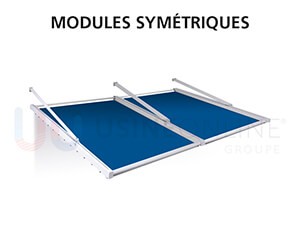 2 Modules Symétriques  (Traverse Intermédiaire Centrée)
