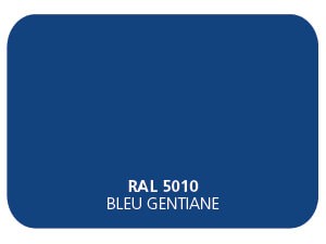 Bleu Gentiane 5010 Label Qualicoat, Qualimarine