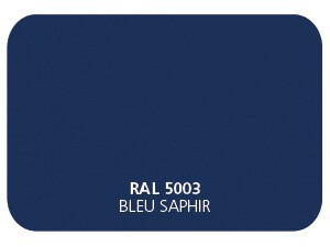Tablier Bleu Saphir 5003 Label Qualicoat, Qualimarine