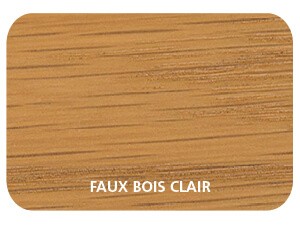 Tablier Faux Bois Clair Label Qualicoat, Qualimarine