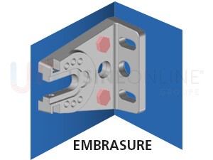 Embrasure (Pose en Tunnel Entre Murs / Poteaux)