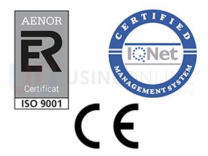 Conforme CE - AENOR ISO 9001 - IQNET