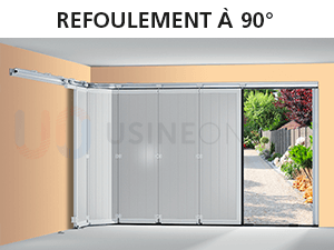 Refoulement à 90°