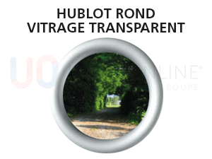 Hublot Rond Ø 280 mm (Encadrement Assorti à la Porte) - Vitrage Transparent