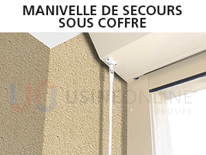 Commande de Secours Sous Coffre (Manivelle Amovible)