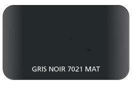 Coloris Gris Noir 7021 Aspect Lisse Mat (Coffre, Coulisses, Lame Finale)