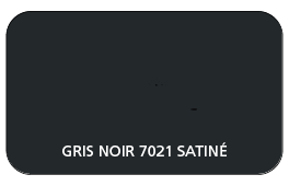 Coloris Gris Noir 7021 Aspect Lisse Satiné (Coffre, Coulisses, Lame Finale)