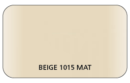 Coloris Beige 1015 Aspect Lisse Mat (Coffre, Coulisses, Lame Finale)