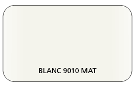 Coloris Blanc Pur 9010 Aspect Lisse Mat (Coffre, Coulisses, Lame Finale)