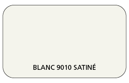 Coloris Blanc Pur 9010 Aspect Lisse Satiné (Coffre, Coulisses, Lame Finale)