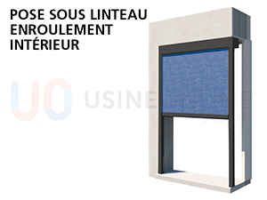 Pose Sous Linteau Enroulement Intérieur