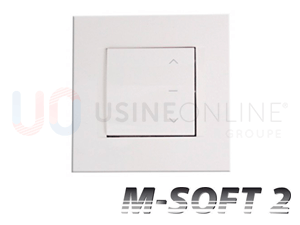 Motorisation M-Soft Filaire M6 (Interrupteur à Position Fixe - Pose Encastrée IFE-PF)