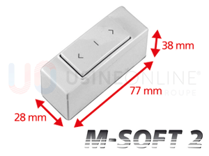 Motorisation M-Soft Filaire M6 (Interrupteur à Position Fixe - Pose en Saillie IFS-PF)