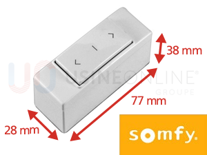 Motorisation Somfy Maestria WT M10 Filaire (Interrupteur à Position Fixe - Pose en Saillie IFS-PF)