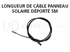 Longueur de Câble Panneau Solaire Déporté 5m
