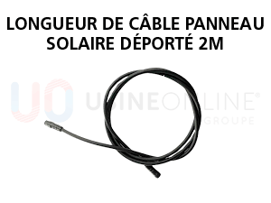 Longueur de Câble Panneau Solaire Déporté 2m