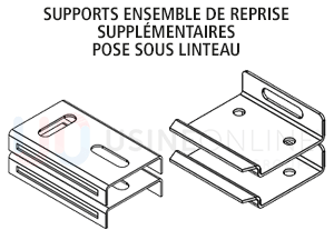 Avec X2 Lots de Supports "Ensemble de Reprise"