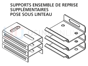 Avec X3 Lots de Supports "Ensemble de Reprise"