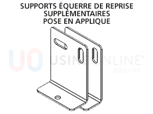 Avec X2 Supports "Équerre de Reprise"