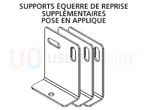 Avec X3 Supports "Équerre de Reprise"