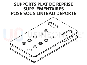 Avec X2 Supports "Plat de Reprise"
