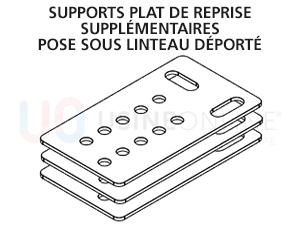 Avec X3 Supports "Plat de Reprise"