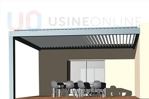 Pose Maison en L - Fourniture Supports Muraux sur 2 Côtés (Arrière et Droit) + 1 Poteau Extrême Gauche