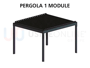 Pergola Auto-Portée 1 Module (4 Poteaux)