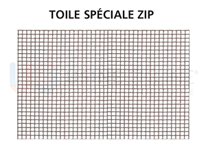 Toile Moustiquaire Spéciale Zip
