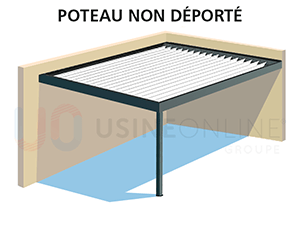Poteaux Gauche Non Déporté (Extrémité de l'Armature)