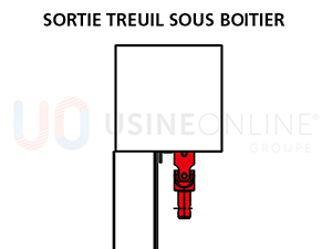 Sortie Treuil Sous Boitier 