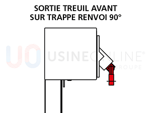 Sortie Treuil Avant Sur Trappe (Renvoi à 90°)