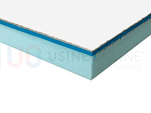 Toiture Panneaux Sandwich Épaisseur 16 mm - Finition Blanc Mat Dessus / Blanc Mat Dessous 