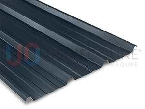 Bac Acier Prélaqué Gris Anthracite Dessus / Revêtement Anti-condensation Gris Clair Dessous