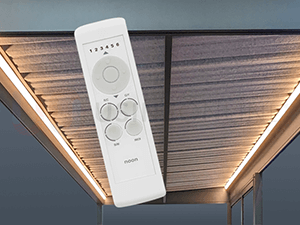 Éclairage x2 Rubans Led Parallèles sur la Largeur - Gestion par Télécommande avec Variateur